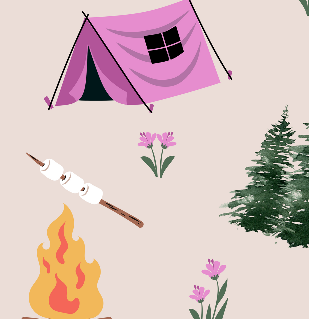 Tent Camping Pink