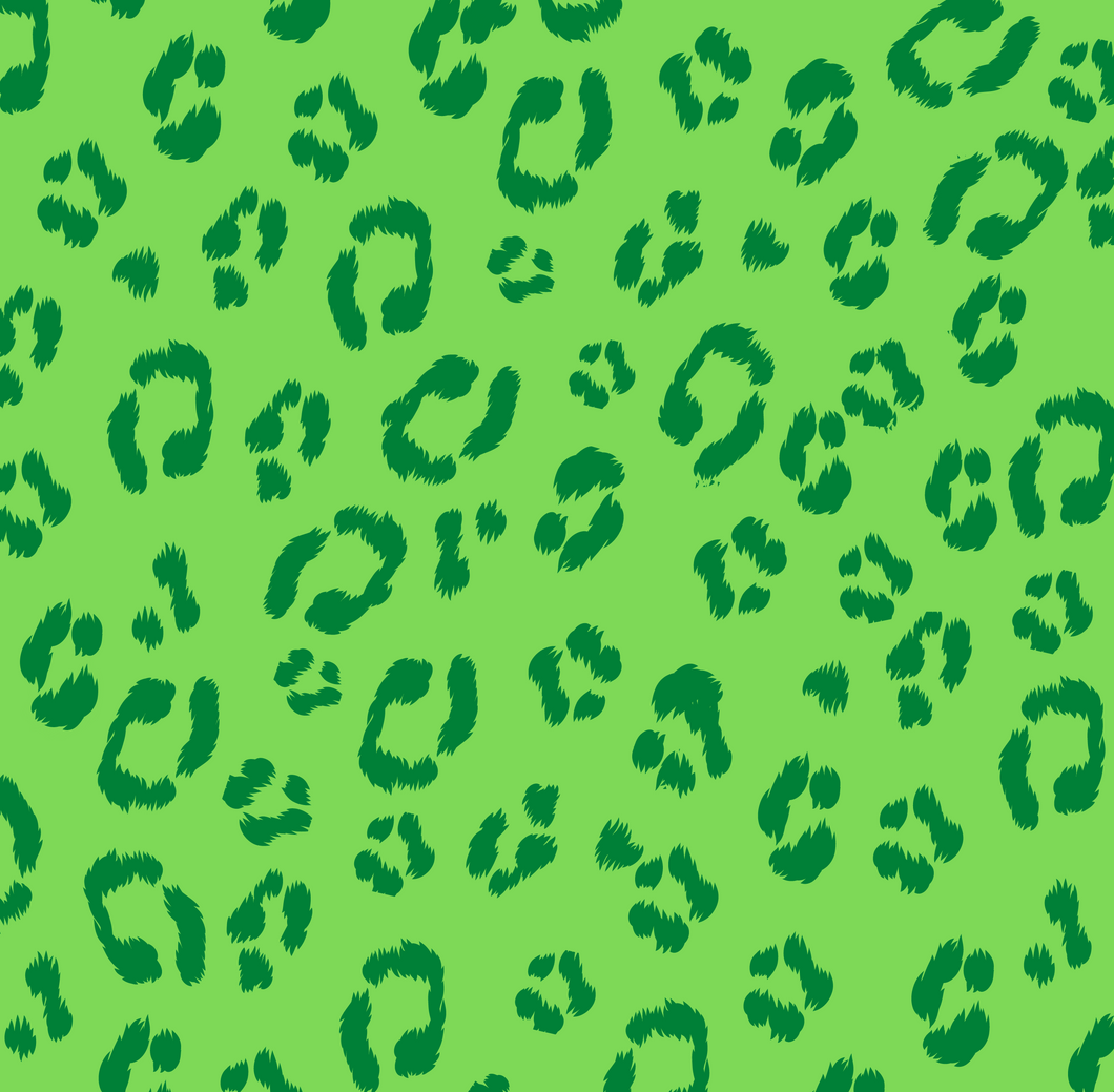 Lime Green Leopard