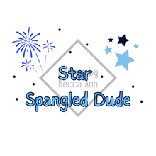 Load image into Gallery viewer, Star Spangled Dude Seamless File

