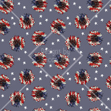 Load image into Gallery viewer, Patriotic Flower and Stars Seamless File
