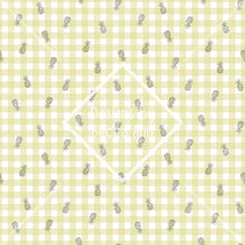 Load image into Gallery viewer, Pineapple Plaid Seamless File
