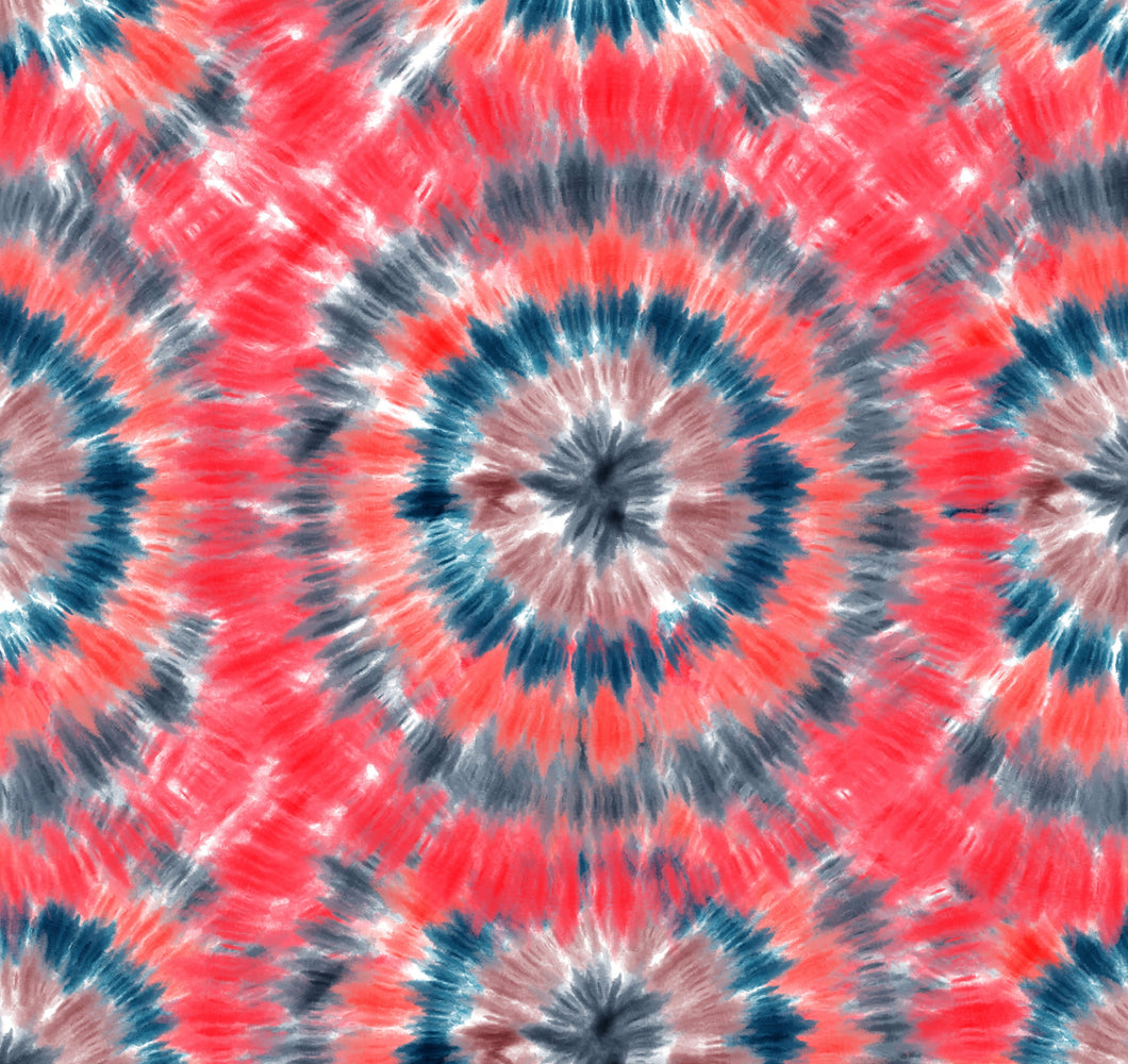 Muted Patriotic Tie Dye