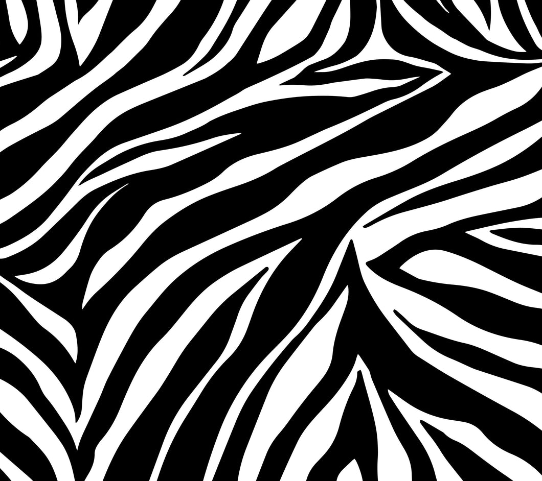 White Zebra Print