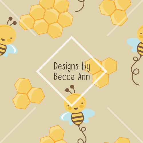 Cartoon Honey Bees Seamless File