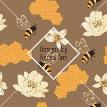 Load image into Gallery viewer, Realistic Honey Bee Seamless File
