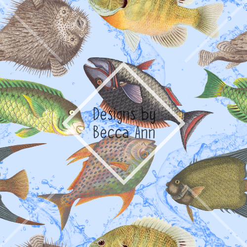 Assorted Fish Seamless File