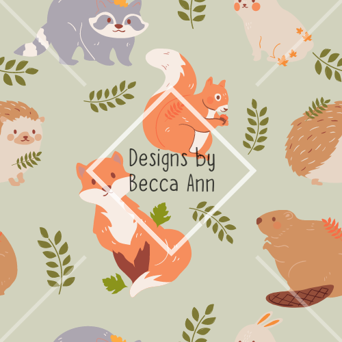 Cute Forest Animal Seamless File