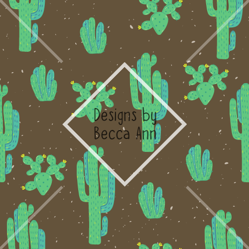 Assorted Cacti Seamless File