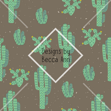 Load image into Gallery viewer, Assorted Cacti Seamless File
