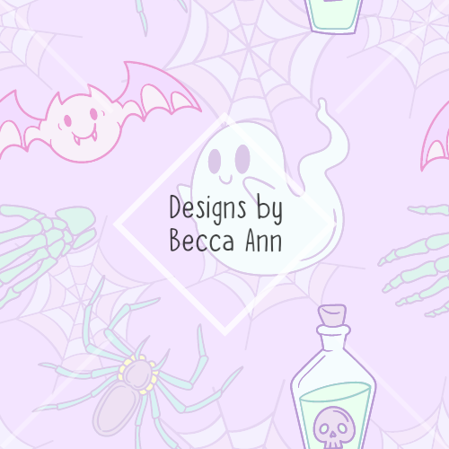 Pastel Halloween Seamless File