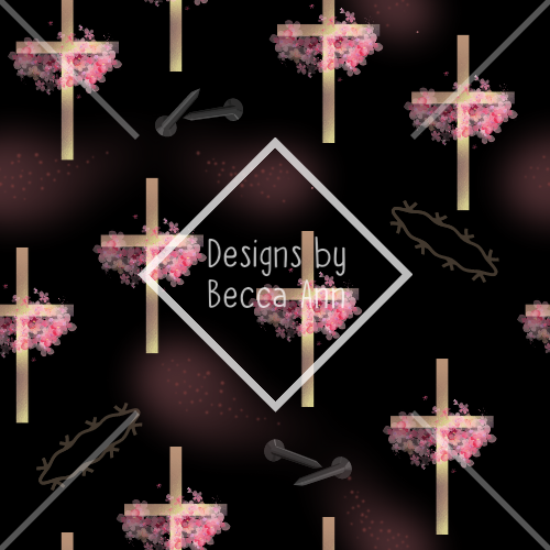 Floral Crosses Seamless File