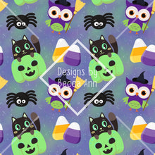 Load image into Gallery viewer, Stardust Glitter Halloween Seamless File
