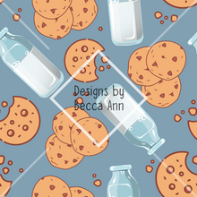 Load image into Gallery viewer, Milk and Cookies Seamless File
