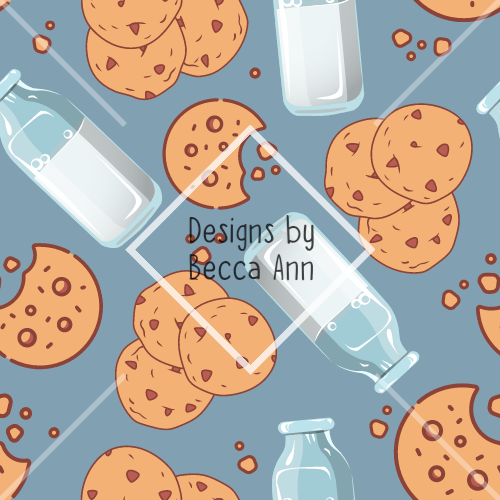 Milk and Cookies Seamless File
