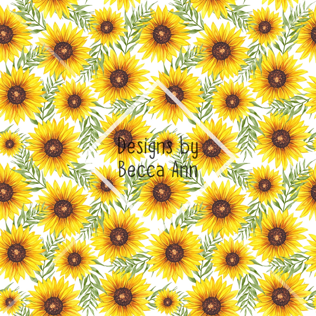 Sunny Sunflower Seamless File