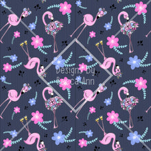 Load image into Gallery viewer, Floral Flamingo Seamless File
