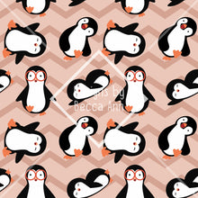 Load image into Gallery viewer, Chevron Penguin Seamless File
