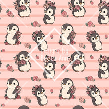 Load image into Gallery viewer, Flower Penguin Seamless File
