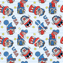 Load image into Gallery viewer, Patriotic Gnomes Seamless File

