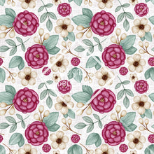 Load image into Gallery viewer, Pink Embroidery Floral Seamless File
