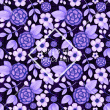 Load image into Gallery viewer, Lavender Floral Embroidery Seamless File
